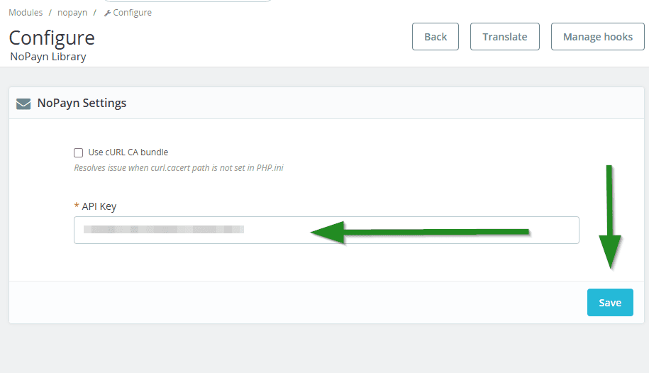 Cost+ configuration page in PrestaShop 8